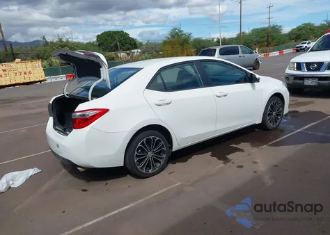 2014 Toyota Corolla S/S Plus/S Premium from USA, damaged, VIN 5YFBURHE8EP152462